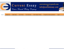 Tablet Screenshot of currentessay.com